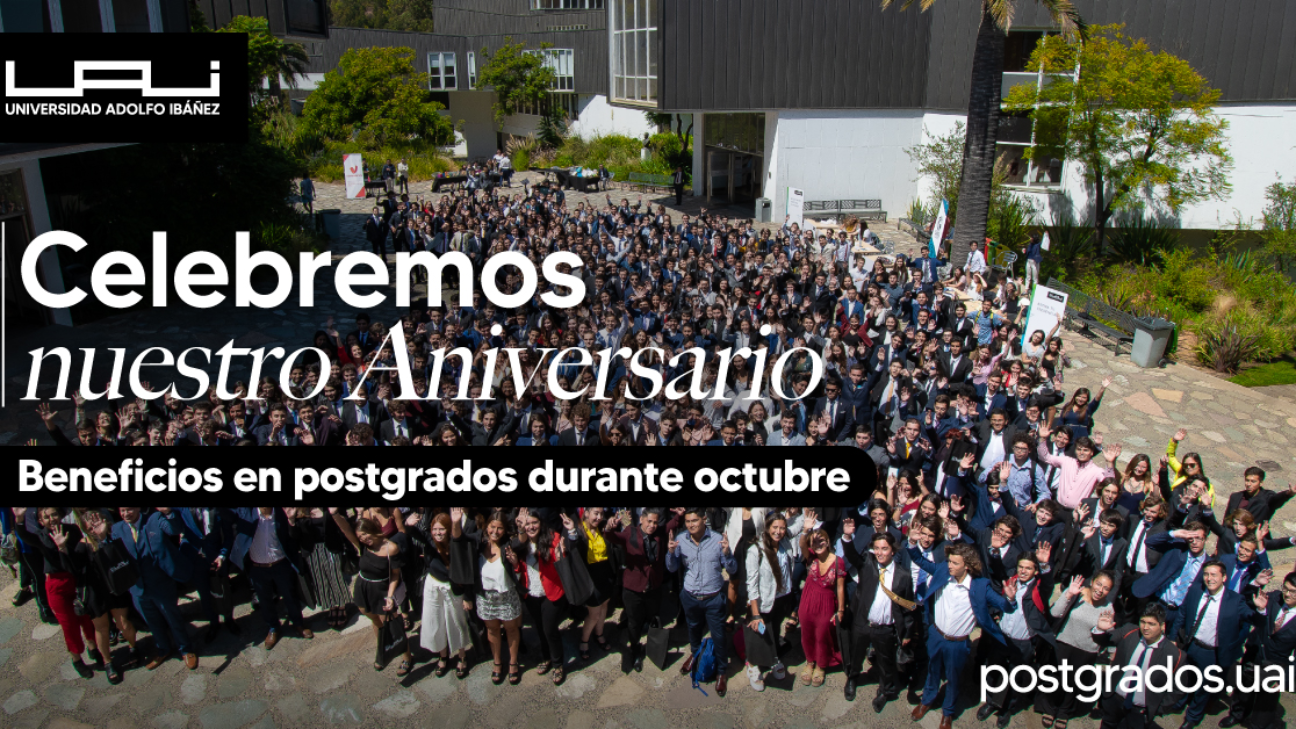 Imagen del artículo: ¡Estamos de aniversario! Hasta 30% dto. en magísteres y diplomados UAI 2026 