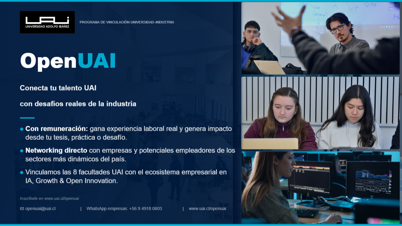 Imagen del artículo: OpenUAI — Conecta tu talento UAI con desafíos reales de la industria