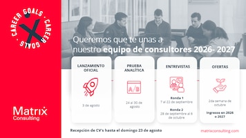 Imagen del artículo: ¿Quieres comenzar tu carrera en consultoría? 🚀- Matrix Consulting