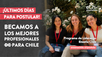 Imagen del artículo:  ¡Últimos días para postular! - Fundación Enseña Chile